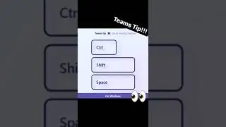 Share your screen, window or file FAST Microsoft Teams shortcut
