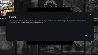 How To Fix Failed to Connect to the Rockstar Games Library Service Error - Epic Games 2020 Working