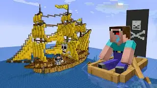 НУБ ПИРАТ ПРОТИВ КОРАБЛЬ ПРО В МАЙНКРАФТ ! НУБИК И ПРО ТРОЛЛИНГ ЛОВУШКА В MINECRAFT