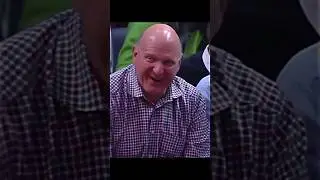 LA Clippers Owner Steve Ballmer reaction to Russell Westbrook dunk 🥶 