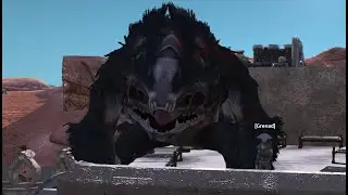 Царь горилл (Уголёк!) в Kenshi. Будем лов... дружить! А еще на нем можно качаться, ибо нафиг он...