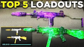 TOP 5 *META* SMG LOADOUTS in WARZONE! 👑 (Warzone 3 Best Class Setups) - MW3