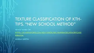 Texture Classification of KTH-TIPS Using Image Datastore in Matlab