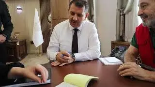 19 Haziran Vali Salih Ayhan Kızılay ve Diyanete Kurban Bağışında Bulundu