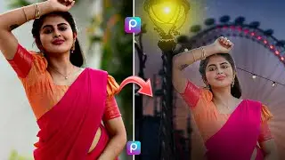 Picsart lighting background change editing ll lighting editing kaise kare 