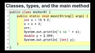 Preview - Unit 1 APCSA - Annotated Anchor Code