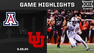 Arizona vs. Utah Highlights | 2024 Big 12 Football