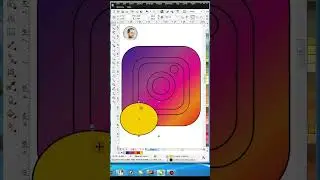 Instagram Logo Design in Coreldraw 