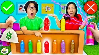 Match the Colored Bottles Challenge!!