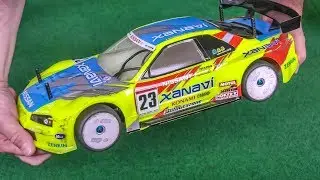 Nissan Skyline GT-R in 1/10 scale gets unboxed and tested! Tamiya TRF 419X!