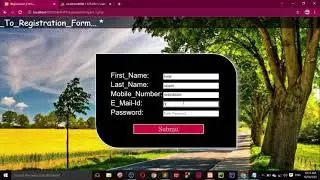 Registration Form values insert into database PART-2(PHP)...