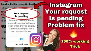 Instagram Your request is pending problem fix. Fix Some accounts prefer to manually review followers