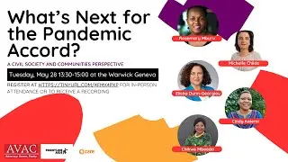 What’s Next for the Pandemic Accord? A civil society and communities perspective