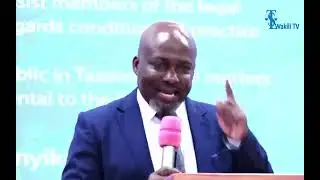 HOTUBA YA RAIS WA TLS BONIFACE MWABUKUSI KWENYE KONGAMANO YA MATUKIO YA UTEKAJI WA RAIS