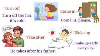 Phrasal Verbs with Simple Examples | Fun English Learning for Beginners | English Speaking Practice