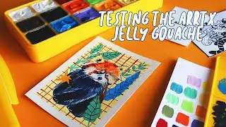 TESTING THE INFAMOUS JELLY GOUACHE FROM ARRTX | IS IT WORTH YOUR MONEY?