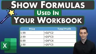 Excel Tips - Reveal Formulas in Your Workbook