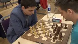 White breaks pawn chain: GM Predke - GM Volokitin, Sicilian rapid chess