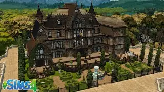 I BUILT AN ACADEMY FOR OCCULTS!| PART 1 | SIMS4 SPEED BUILD | NO CC