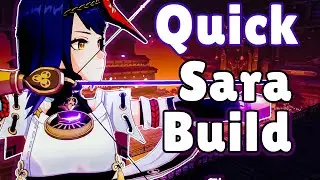 How to Build Kujou Sara Support/Burst DPS in less than 2 minutes - Genshin Impact