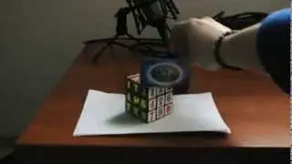3D Иллюзия / Интересное видео/ Нарисованный Кубик Рубика