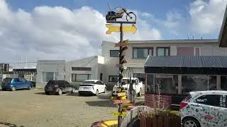 Ветренная погода в в городке Рио Гранде. Аргентина.