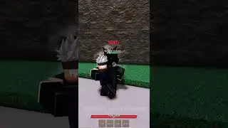 Gojo's New Wall Combo (Roblox The Strongest Battlegrounds) #shorts