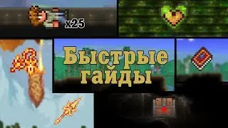 Быстрые гайды [Terraria]