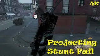 Epic slow mo stunt fail Jump, pedestrian Annihilated. Mafia 2 Definitive Edition.