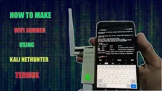 How to make wifi jammer using wifi adapter |kali nethunter | Termux | wifi jamming