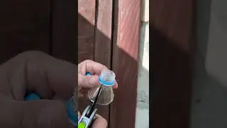 НАВЕСНОЙ ЗАМОК ИЗ ПЛАСТИКОВОЙ БУТЫЛКИ🔐
