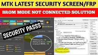 ALL MTK LATEST SECURITY SCREEN LOCK / FRP LOCK 🔐 SOLUTION 😱 | PART 1
