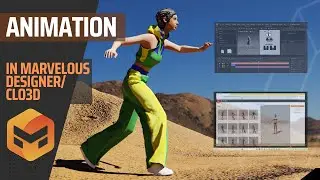 Animation in Marvelous Designer Tutorial: Essentials of Animation Editor + Mixamo