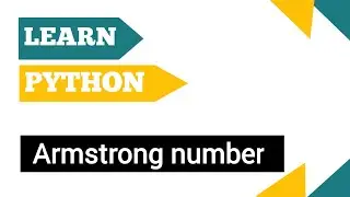 Armstrong number program in python | Check Kare Number entered by the user is Armstrong or Not |