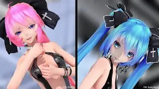 [MMD] Hibikase : TDA Luka and Miku Gothic (HD)