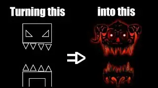 Devil face (Speed Build) [Geometry Dash 2.11] [Kentakiman]