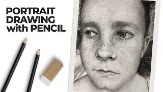 Realistic Portrait Drawing with Pencil