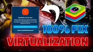 Bluestacks cannot start 1000% fix ⚙️⚙️ Enable Virtualization on Windows 10