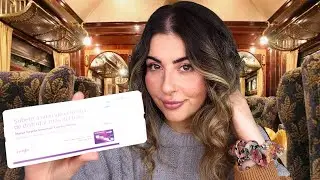 LUXURY TRAIN JOURNEY WITH ME AS YOUR ASSISTANT || ASMR Español
