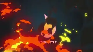 2d Cartoon Fire Tornado Logo Reveals (After Effects template)