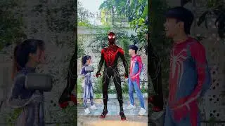 Alpha Hero helps baby Spiderman transform into super Spiderman to destroy VENOM #shorts #spiderman