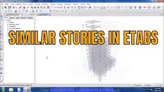 How to define similar stories in etabs tutorials