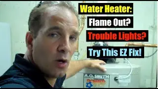Water Heater Flame Gas Short Cycle Ignitor Sensor Troubleshoot Repair AO Smith Igniter@geofatboy