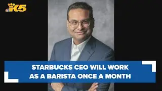 Starbucks CEO says he will work as a barista once a month