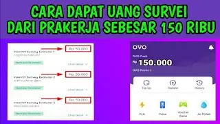CARA DAPAT UANG INSENTIF SURVEI PRAKERJA 150 RIBU
