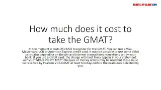 GMAT Test Registration | GMAT Test Queries Answered