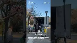 La FCM  inició la entrega de la primera tanda de donaciones a los damnificados por los incendios.