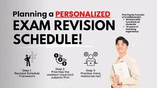 How to plan your Personalised Exam Revision Schedule