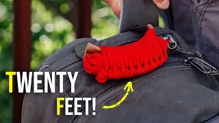 Deploys In SECONDS! Quick Release Paracord Handle Wrap | Thick Version | HOW TO