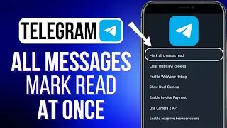 How To Mark All chats as Read On Telegram
